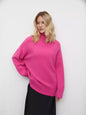 Knitted Russian Popular Autumn Winter Turtleneck Sweater Loose