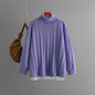 Two Color Stitching Jacquard Loose Fitting Western Slimming Top Autumn Winter Long Sleeve Cable Knit Sweater Sweater