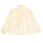 Niche Design Shirt Women  Long Sleeve Spring Summer Korean Loose Top Cotton Pleating White Shirt