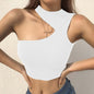 Spring Halterneck Off Shoulder Slim Fit Vest Sexy Women Clothing