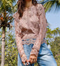 Lace Shirt Base Sexy Cutout Lace Long Sleeved Fresh Sweet Women Top