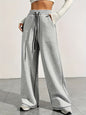 Autumn Winter Mop Pants Women Wide Leg Drooping High Waist Loose Casual Sports Pants Sweatpants