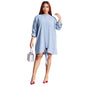 Loose Casual Long Sleeve Summer Design Women Dress