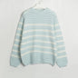 Women Clothing Striped All Matching Top Simple Stylish Casual Sweater