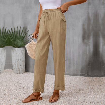 Autumn Women Clothing Trousers Loose Casual Pants