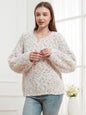 Women Round Neck Knitted Pullover Top Casual Autumn Winter Soft Warm Sweater Women Top