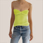 Spring Summer Women Clothes Slim Fit Lightweight Thin Tube Top