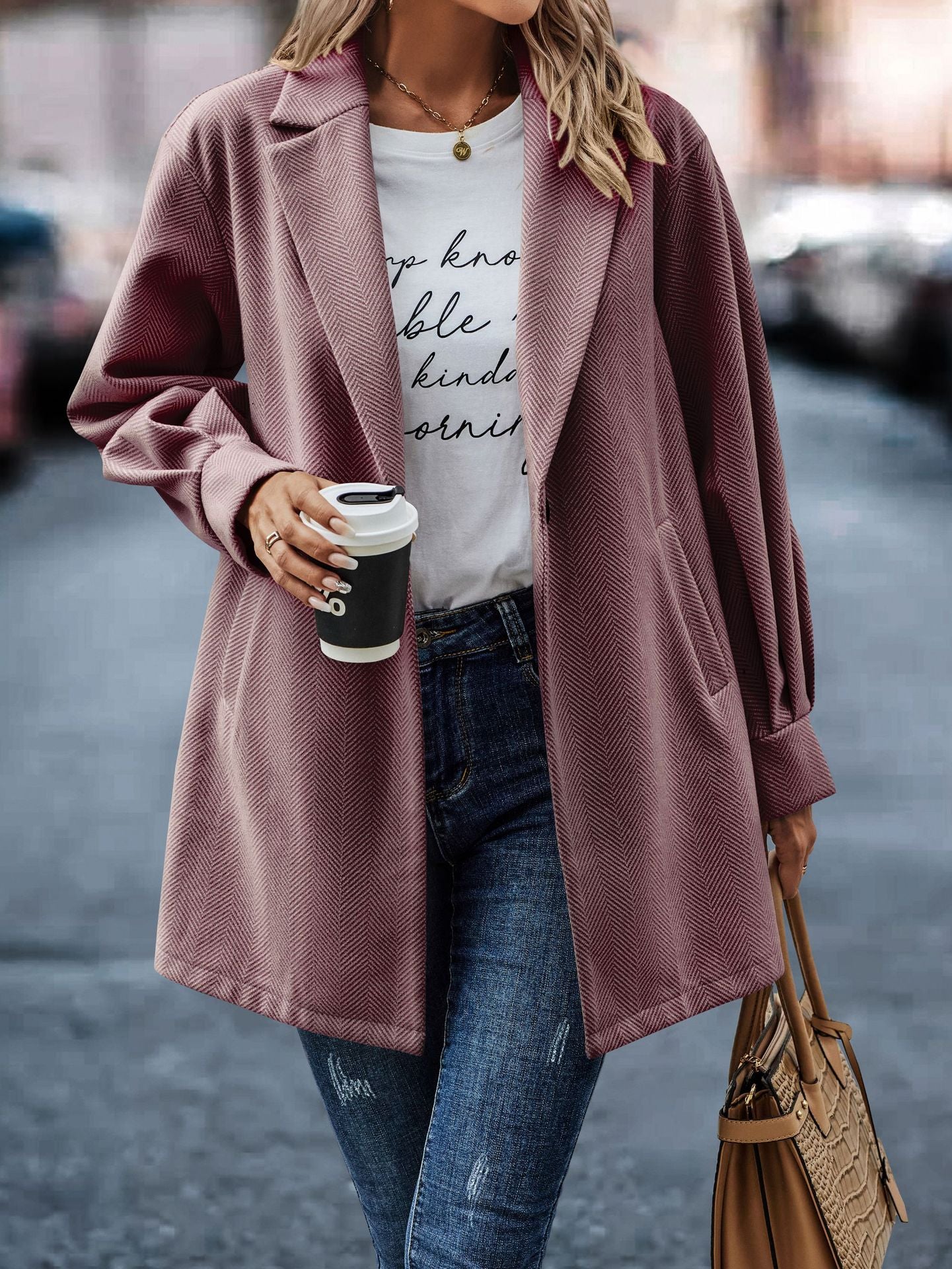 Fall Winter Collar Long Long Sleeve Women Coat