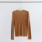 Knitwear Half Turtleneck Bottoming Shirt Slim Fit Women Clothing Fall Winter Inner Wear Long Sleeve Sweater