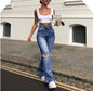 Popular High Waist Wide Leg Jeans for Women Plus size