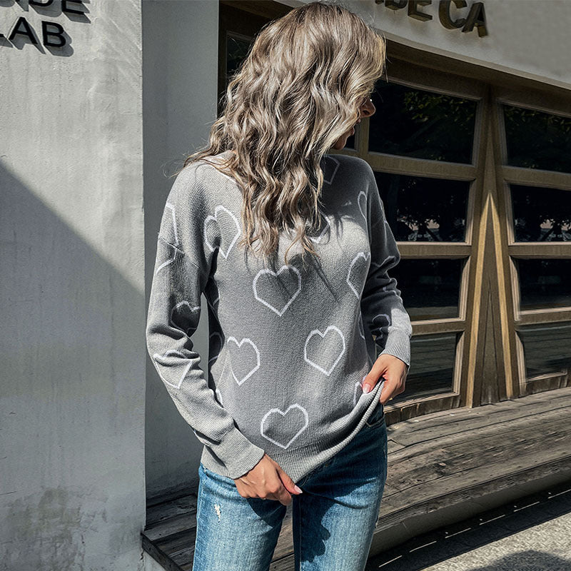 Women Clothing Autumn Winter Long Sleeve Loose Women Sweater