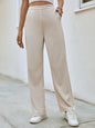 Spring Autumn Trend Women Trousers Corduroy Wide Leg Pants