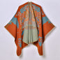 Women Jacquard Thickened Warm Scarf Shawl Yunnan Nepal Travel Photography National Shawl Outer Match