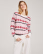 Knitted Russian Popular Jacquard Autumn Winter Sweater round Neck Wide