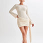 Short Women Summer High Grade Sexy Sexy Knitted Dress Short Women