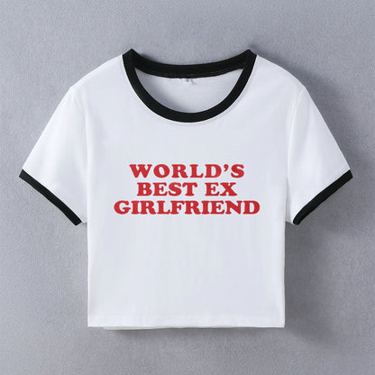 World Best Ex Girlfriend Street Hipster Short Slim Fit Short Sleeve