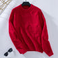 Solid Color Woven Cover Women Autumn Winter Sweater Casual Loose Women Clothing Top