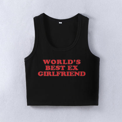 Street Hipster Girlfriend Short Vest Women