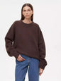 Knitted Russian Popular Autumn Winter round Neck Sweater Loose