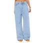 Wide Leg Jeans for Women Autumn Light Colored Washed Loose Slimming Mopping Denim Trousers Jeans