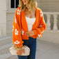 Fall Cardigan Internet Celebrity Street Hipster Short Sweater Floral Sweater Women