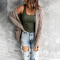 Autumn Winter Women Clothing Solid Color Long Sleeve Loose Mid-Length Sweater Sweater