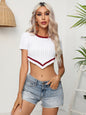 Twist T shirt Shory Knitwear Women Twisted Cropped Knitted Top Summer Women Clothing