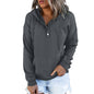 Solid Color Hooded Sweater Women Shiying Loose Oversized Long Sleeves Top