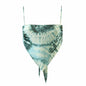 Top Square Scarf Tube Top Outer Wear Inner Wear Niche Printed Triangle Wrapped Chest Apron Women Vest Bandana Bandana