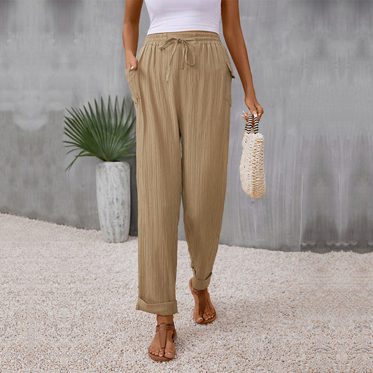 Autumn Women Clothing Trousers Loose Casual Pants