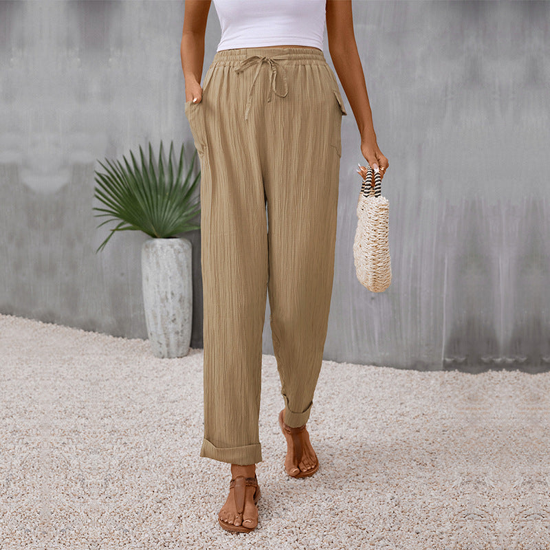 Autumn Women Clothing Trousers Loose Casual Pants