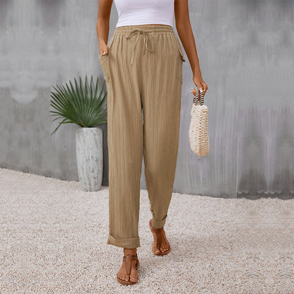 Autumn Women Clothing Trousers Loose Casual Pants