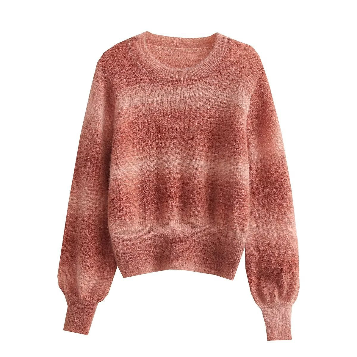 Autumn Winter Women Clothing round Neck Long Sleeve Sweater