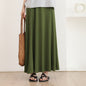 Spring Summer Women Large Swing Flare Skirt Long Skirt Women Clothing