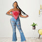Women Clothing Summer Ripped Washed Sexy Jeans