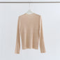 Knitwear Half Turtleneck Bottoming Shirt Slim Fit Women Clothing Fall Winter Inner Wear Long Sleeve Sweater