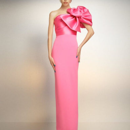 Pink Bandage Maxi Dress