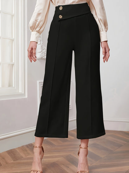 High Waist Wide Leg Pants Women Autumn Advanced High Waist Drooping Loose Straight Casual Pants