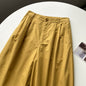 Cropped Casual Pants Korean High Waist Elastic Banana Pants Women Spring Thin Slimming Harem Pants