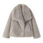 Women Casual Loose Fur Overcoat Coat