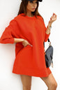 Autumn Winter round Neck Casual Trend Oversize Pullover Sweater