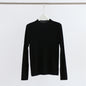 Knitwear Half Turtleneck Bottoming Shirt Slim Fit Women Clothing Fall Winter Inner Wear Long Sleeve Sweater