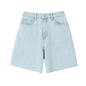 Summer High Waist Straight Long Denim Shorts Casual Denim Shorts Shorts