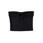 Chest Bow Lace up Flanging Solid Color Tube Top Top Summer Trends Women Clothing
