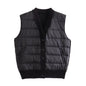 Fall Women Clothing Quilted V neck Patchwork Sleeveless Waistcoat Vest