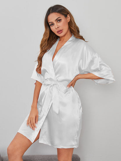 Bathrobe Night-Robe Women Sexy Home Wear Pajamas