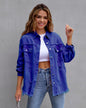 Arrival Multicolor  MidLength Ripped Loose Denim Jacket Women Jacket Women