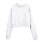 Short Sweater Sexy Cropped Sexy Women  Outdoor Pullover Hooded Fitness Sportswear Long Sleeve Women