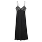 Winter Women Elegant Sexy Beads Decoration Underwear Dress Black Dress