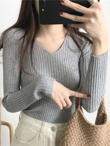 Faith V Neck Woman Sweater